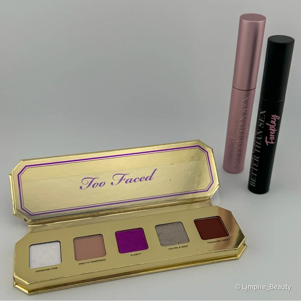 🆕 TOO FACED You’re A Gem Limited Edition Makeup Set: Eyeshadow, Mascara & Primer